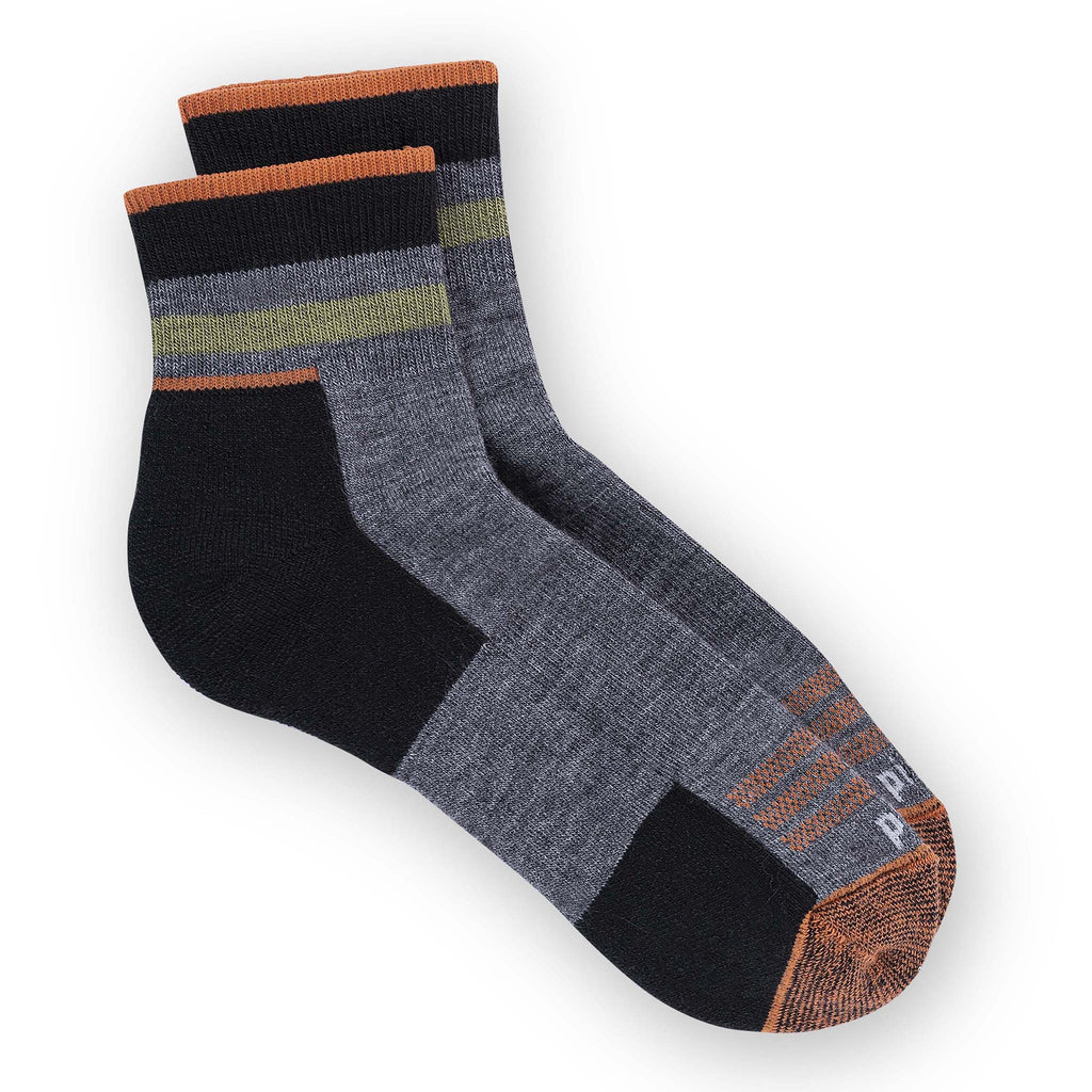 Ryder Quarter Sock Socks Pistil Designs Grey Medium 