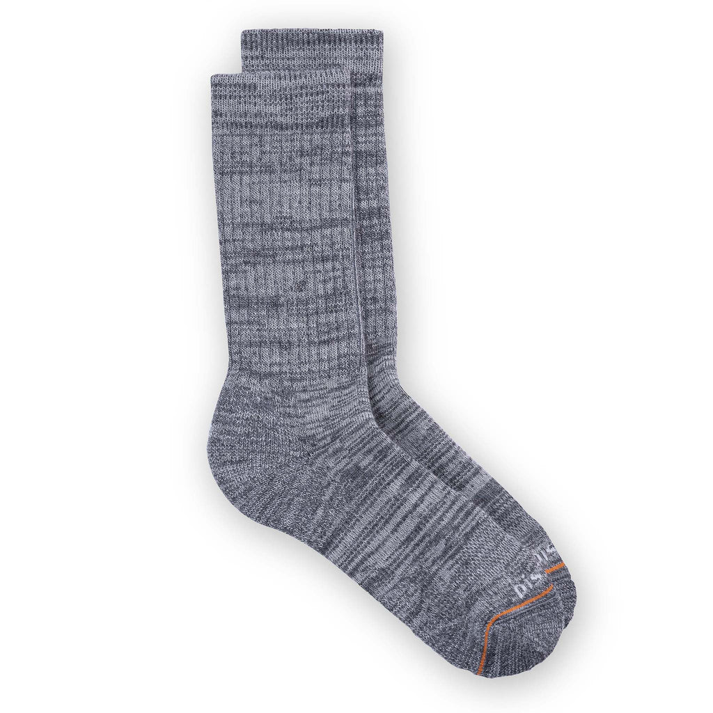 Rocco Crew Sock Socks Pistil Designs Grey Medium 