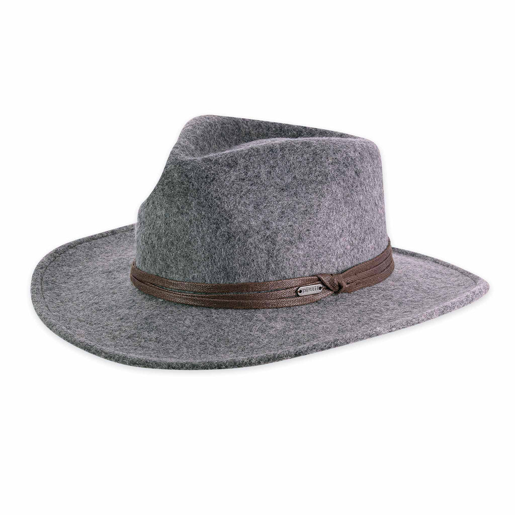 Topaz Wide Brim Hat Wide Brims & Fedoras Pistil Designs Grey  