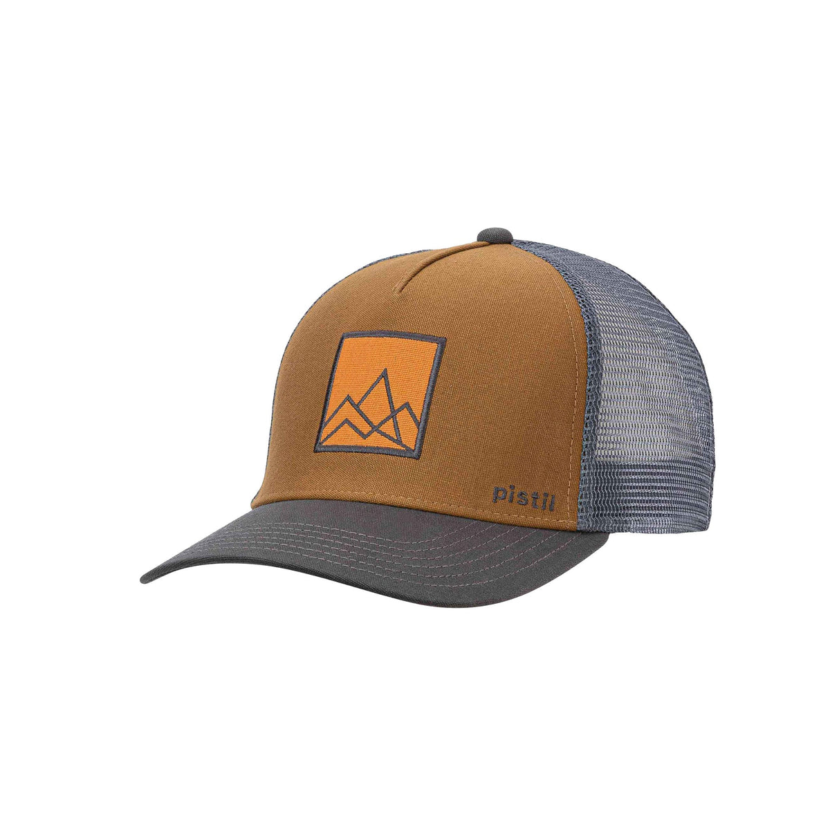 Crag Trucker Hat Truckers Pistil Designs Camel  
