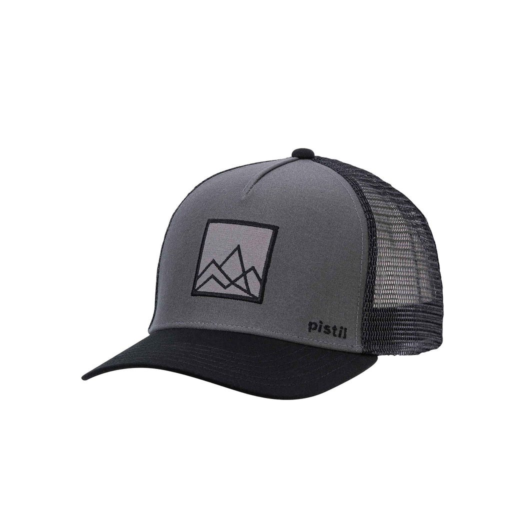Crag Trucker Hat Truckers Pistil Designs Black  