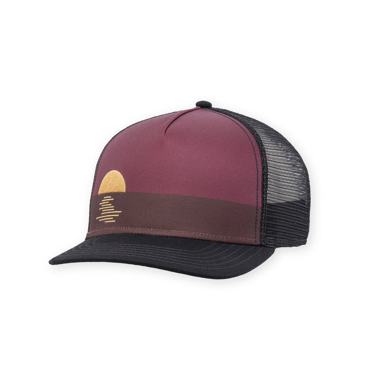 Davis Trucker Hat Truckers Pistil Designs Maroon  