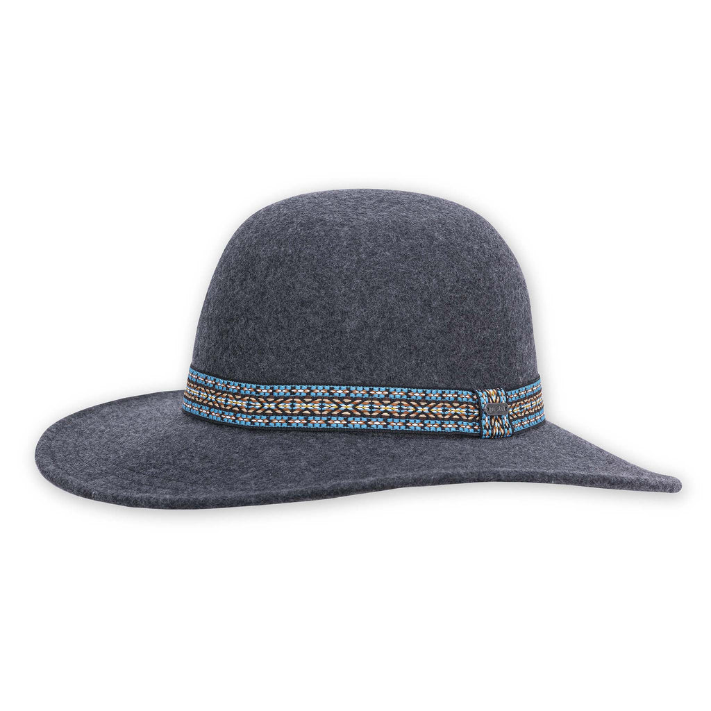 Marlowe Wide Brim Hat Wide Brims & Fedoras Pistil Designs Dark Charcoal  