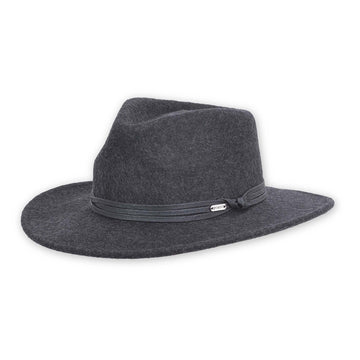 Topaz Wide Brim Hat Wide Brims & Fedoras Pistil Designs Dark Charcoal  