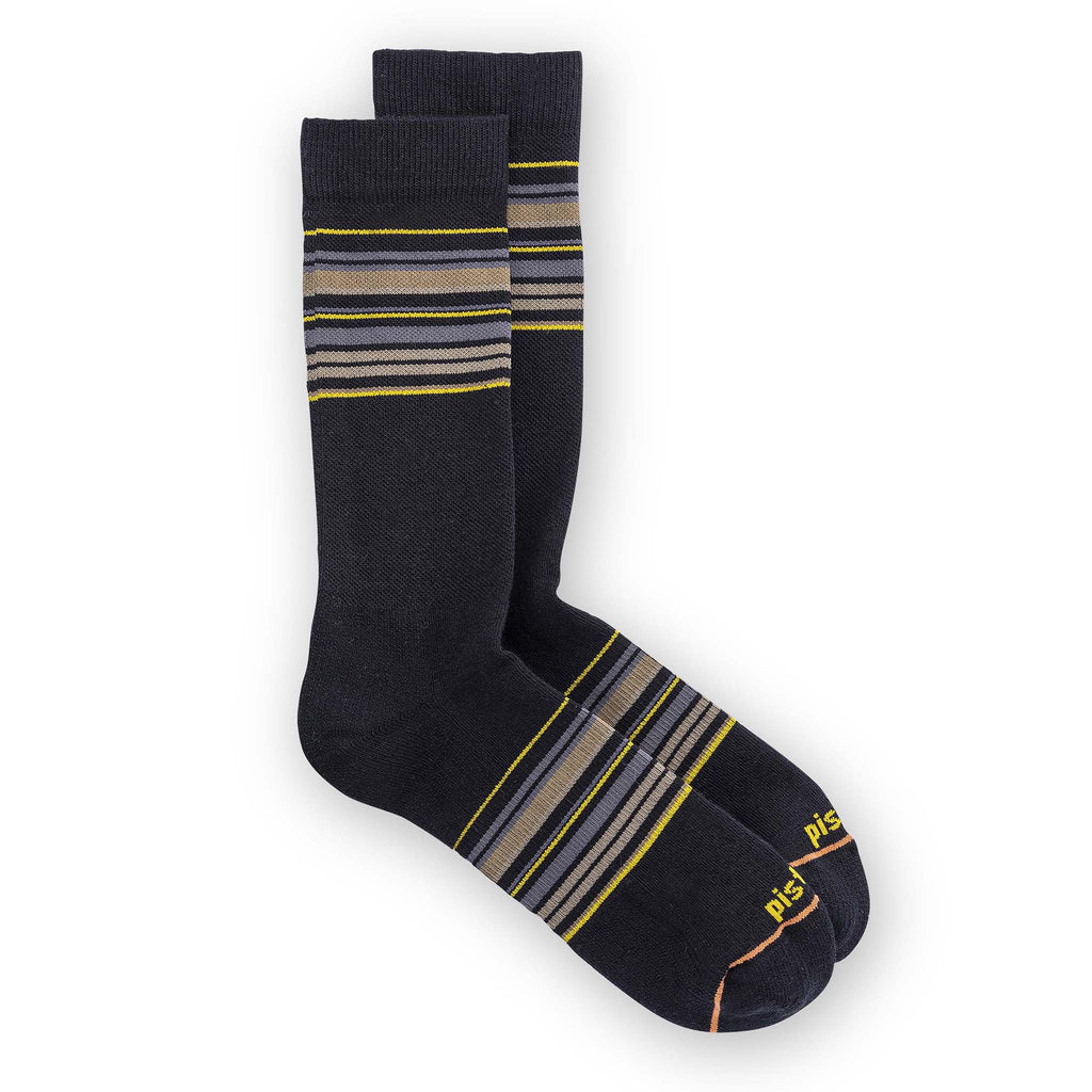Elwood Crew Sock Socks Pistil Designs Black Medium 
