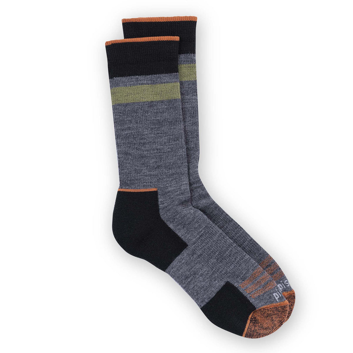 Ryder Crew Sock Socks Pistil Designs Grey Medium