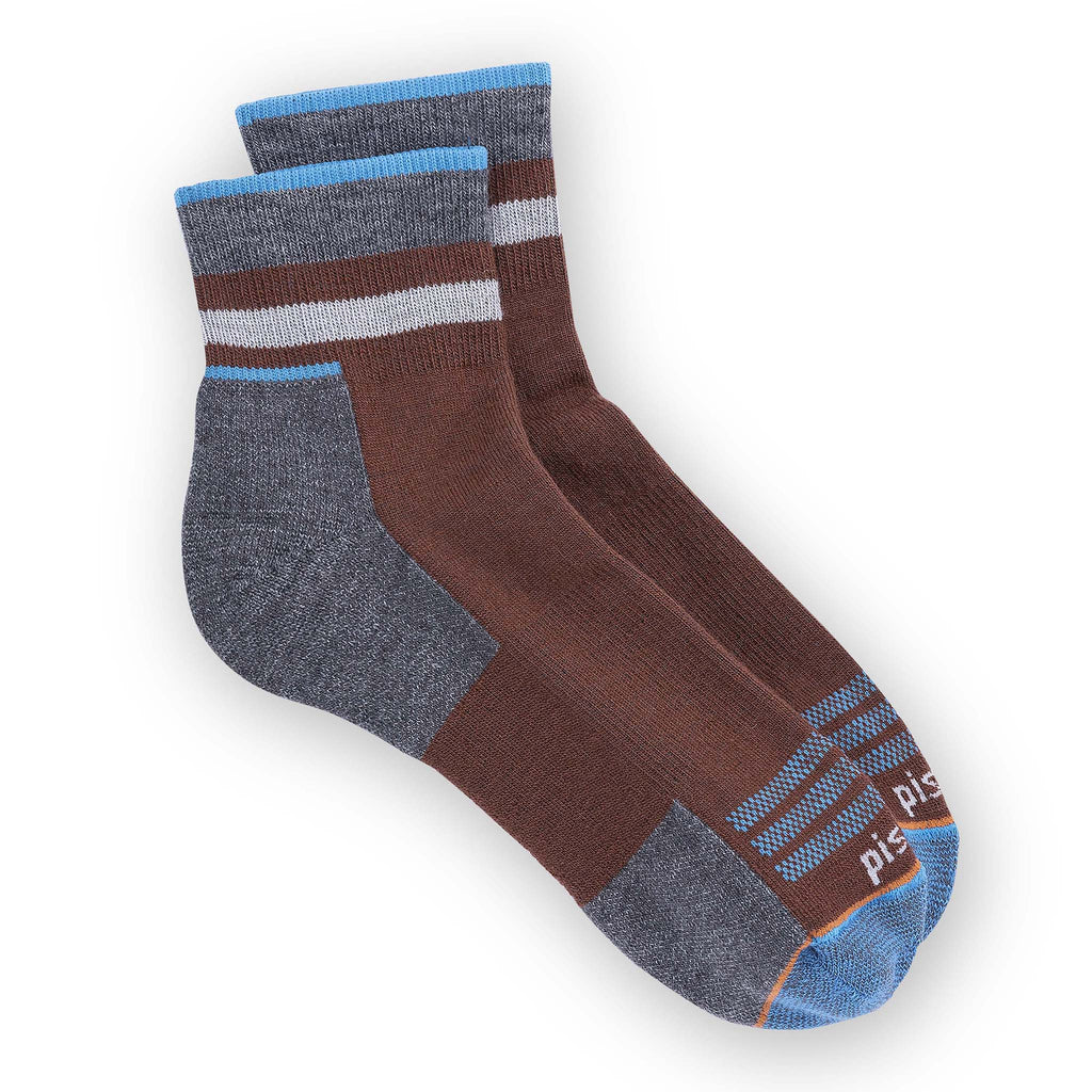 Ryder Quarter Sock Socks Pistil Designs Maroon Medium 