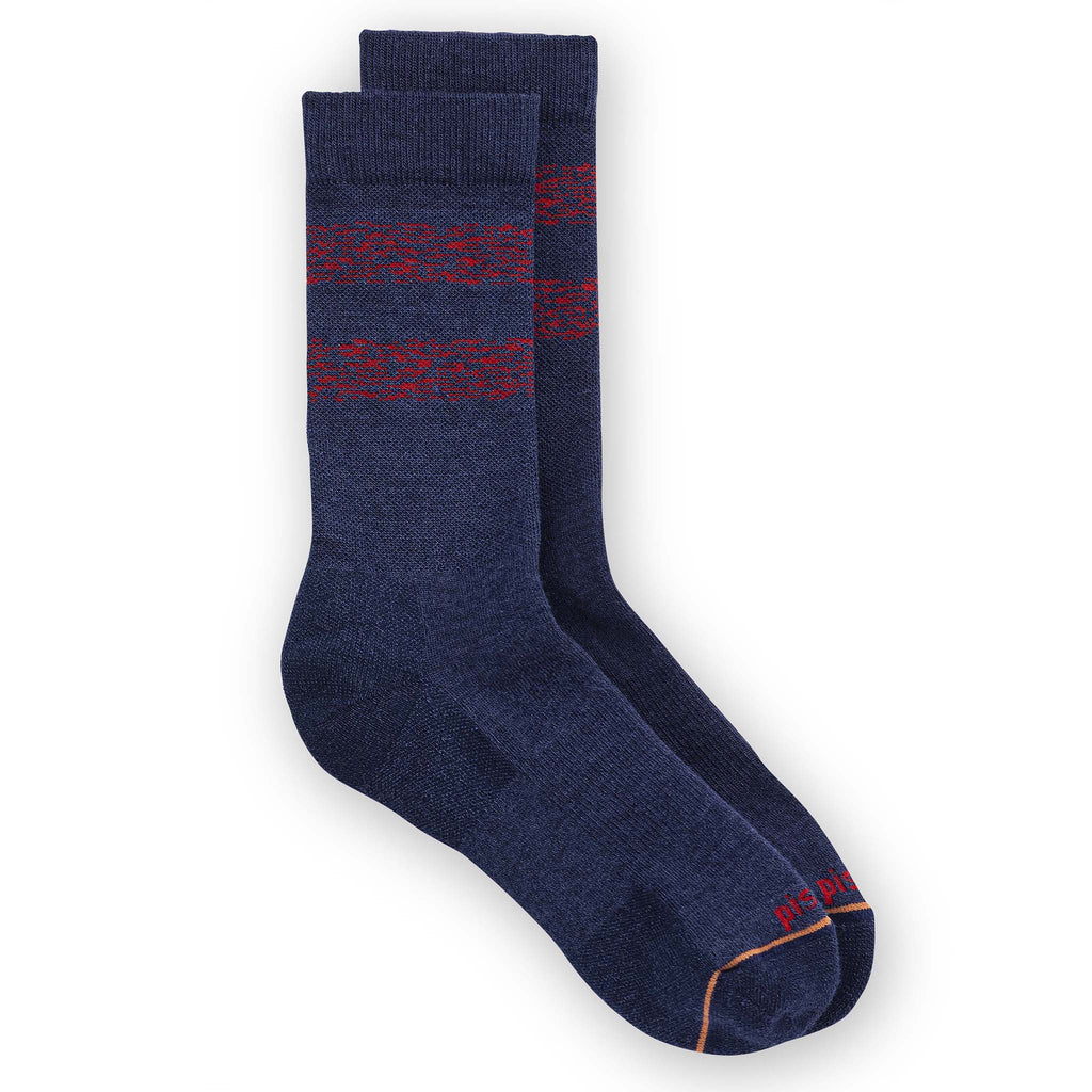 Axel Crew Sock Socks Pistil Designs Red Medium 