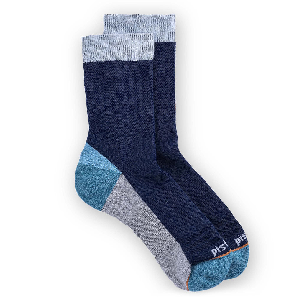 Chloe Crew Sock Socks Pistil Designs Blue Large 