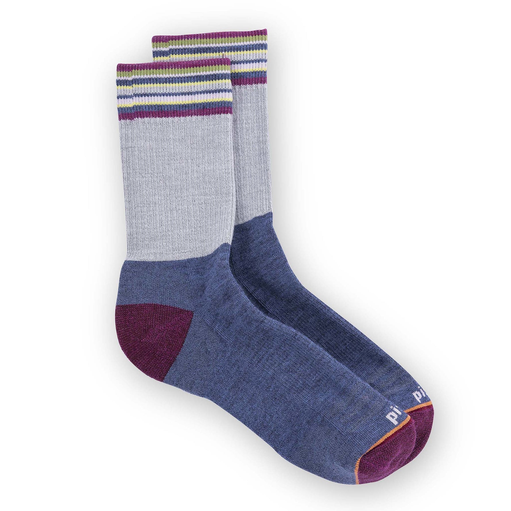 Kaiya Crew Sock Socks Pistil Designs Blue Small