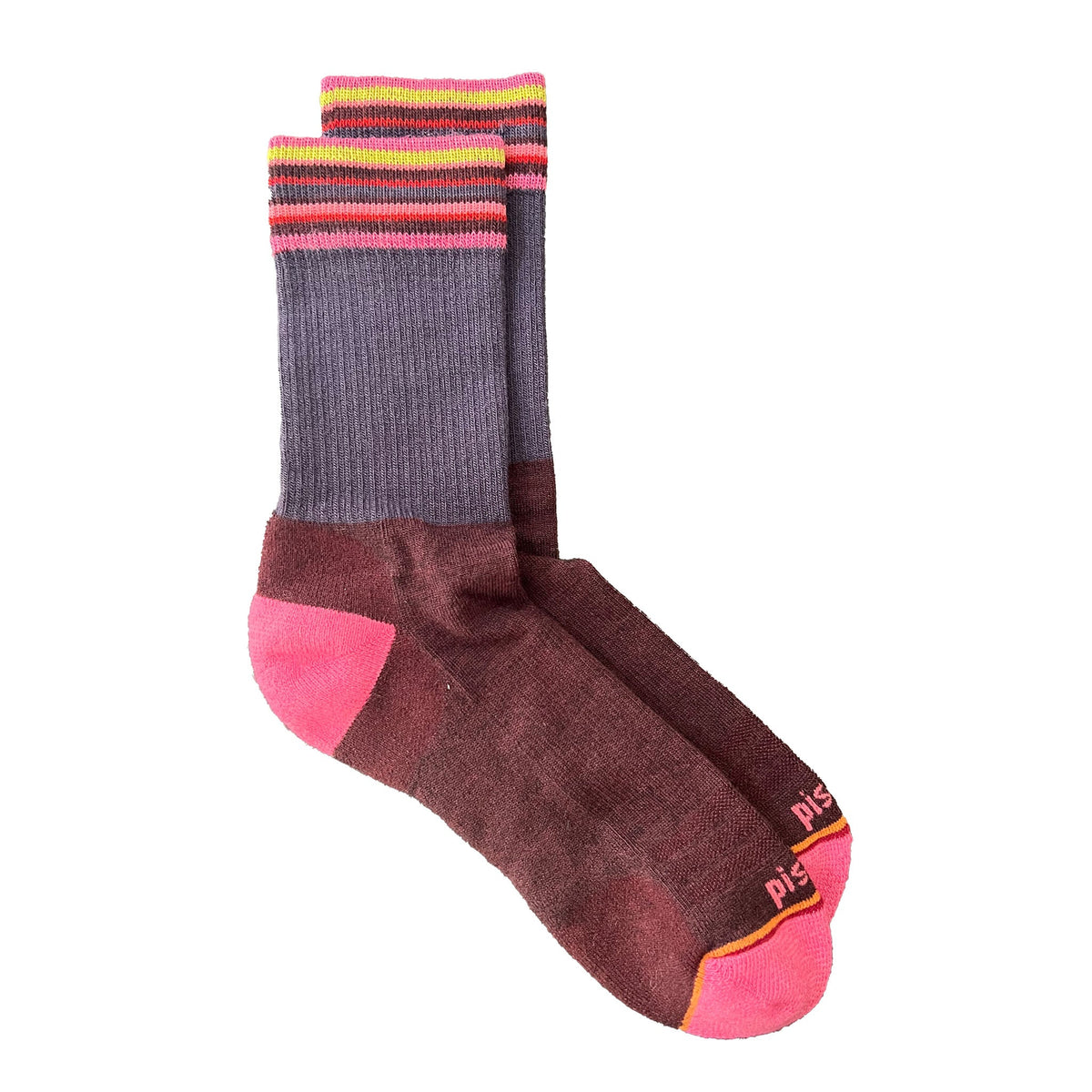 Kaiya Crew Sock Socks Pistil Designs Dark Purple Small