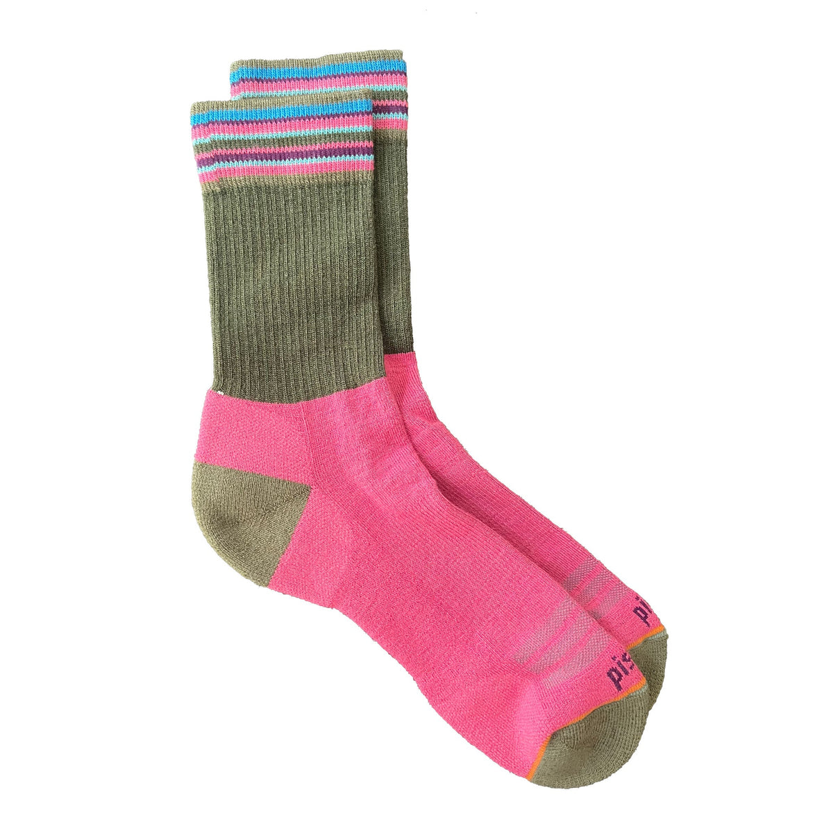 Kaiya Crew Sock Socks Pistil Designs Olive Small