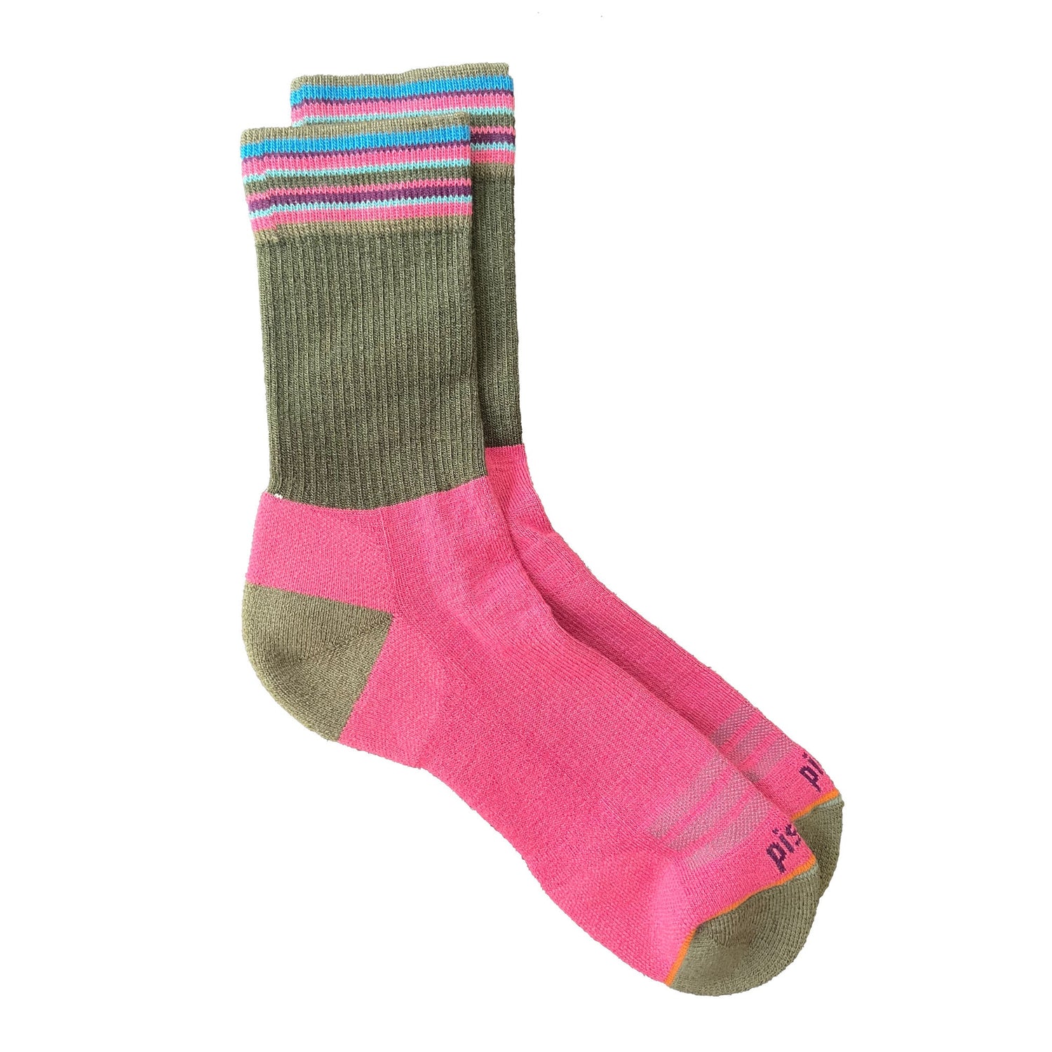 Kaiya Crew Sock Socks Pistil Designs Olive Small