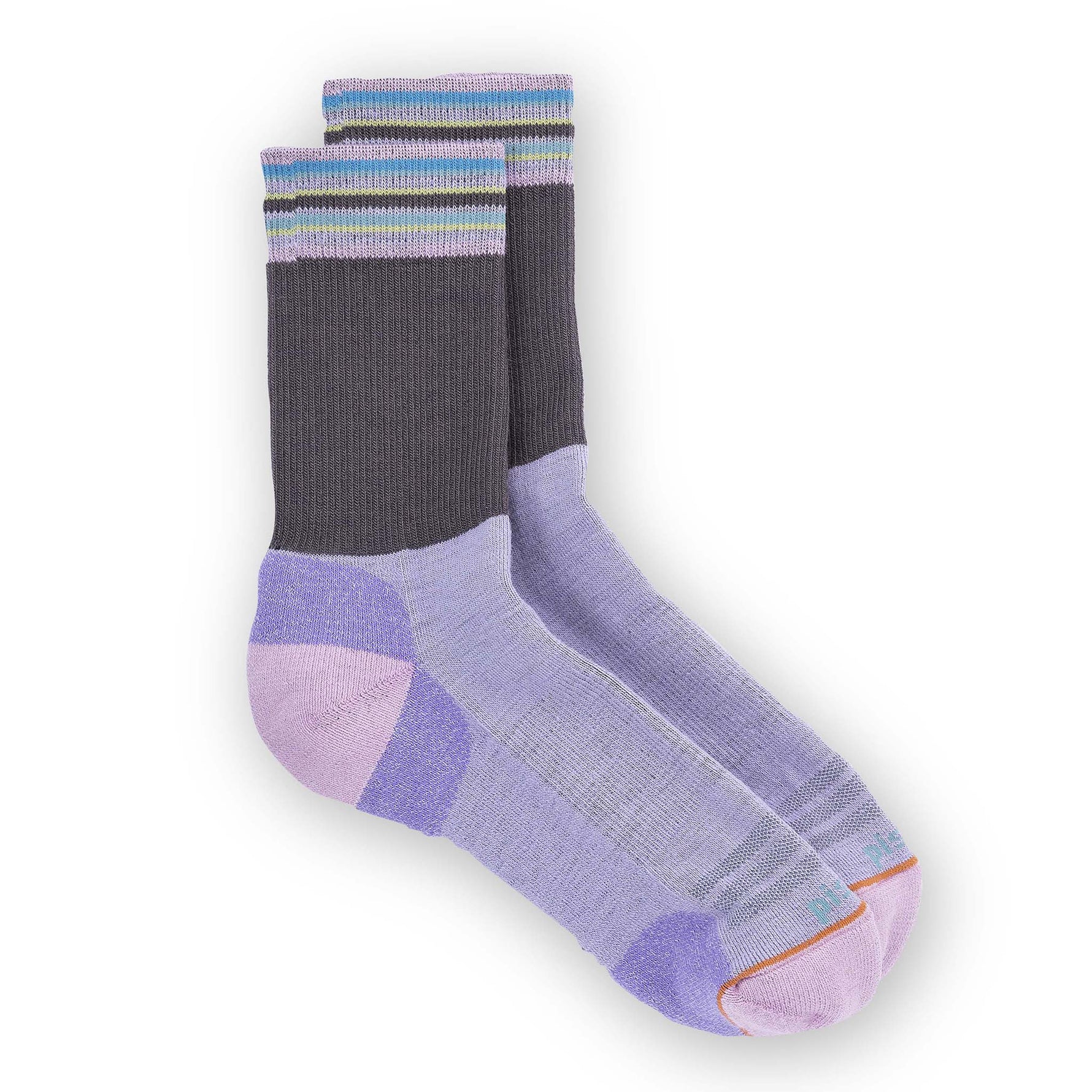 Kaiya Crew Sock Socks Pistil Designs Grey Small