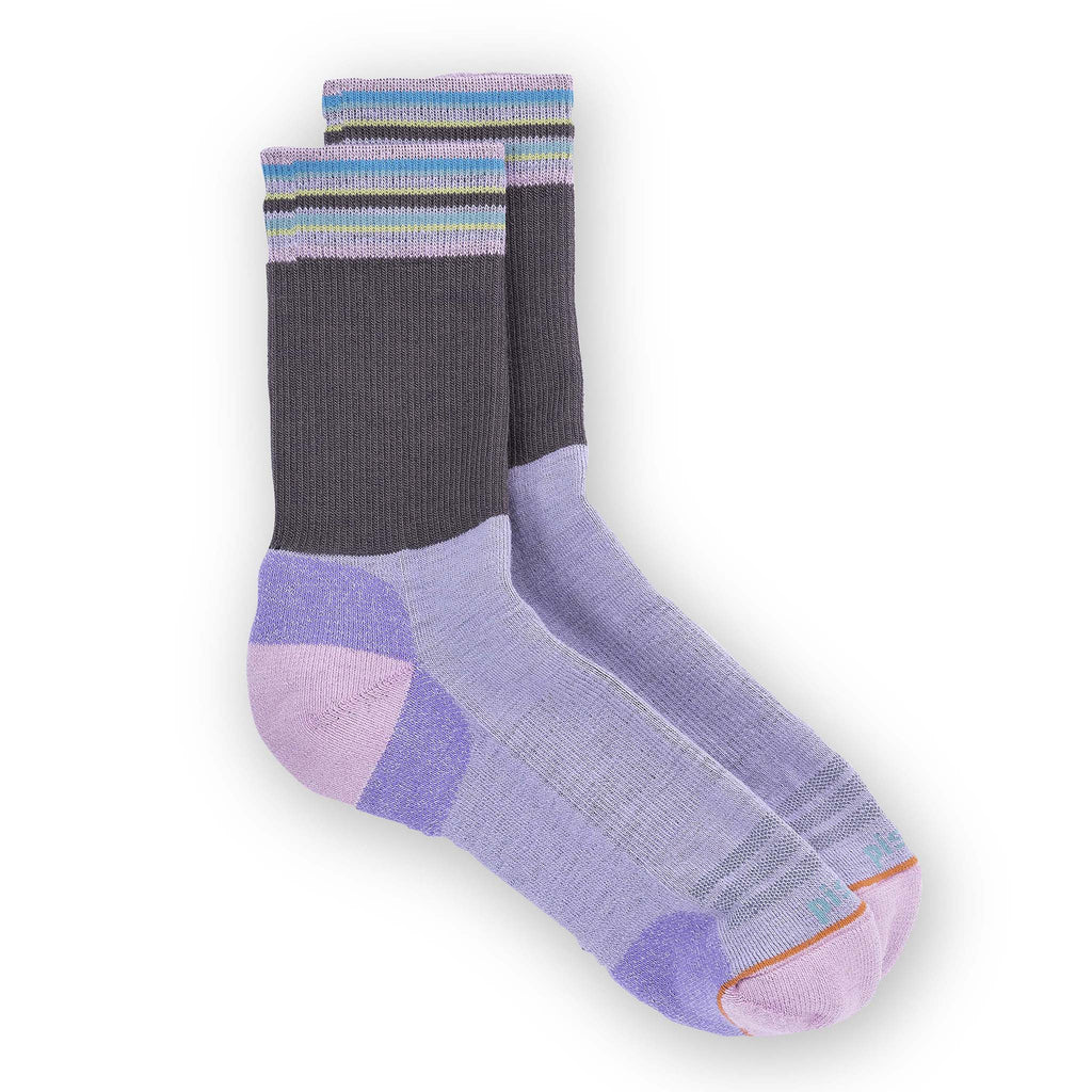 Kaiya Crew Sock Socks Pistil Designs Grey Small 