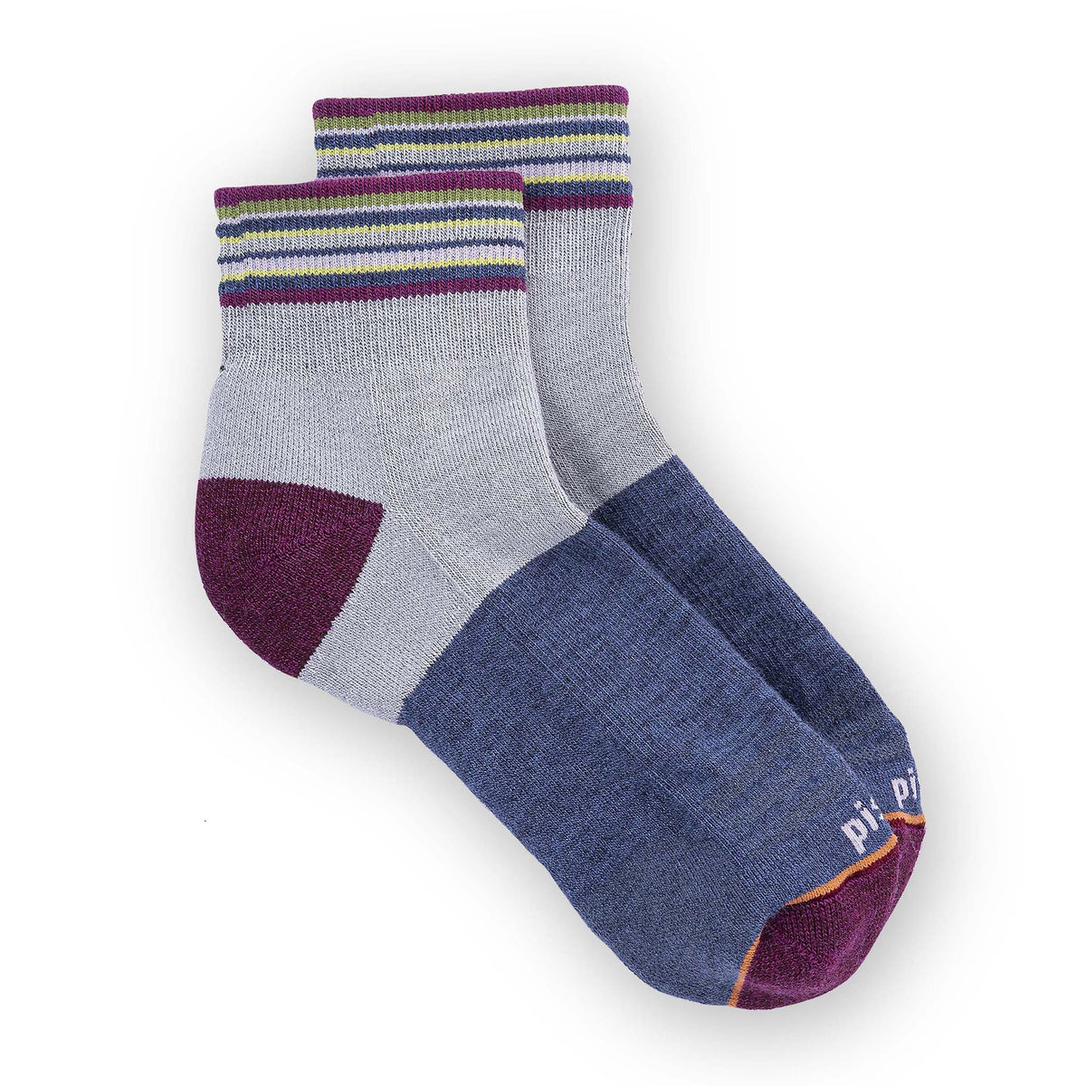Kaiya Quarter Sock Socks Pistil Designs Blue Small