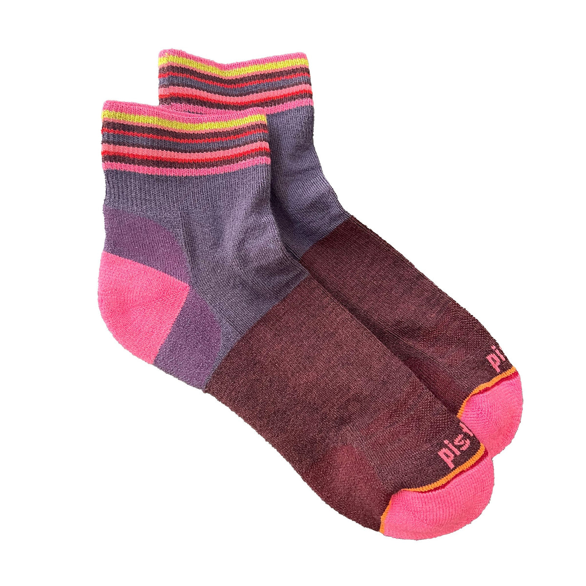 Kaiya Quarter Sock Socks Pistil Designs Dark Purple Small