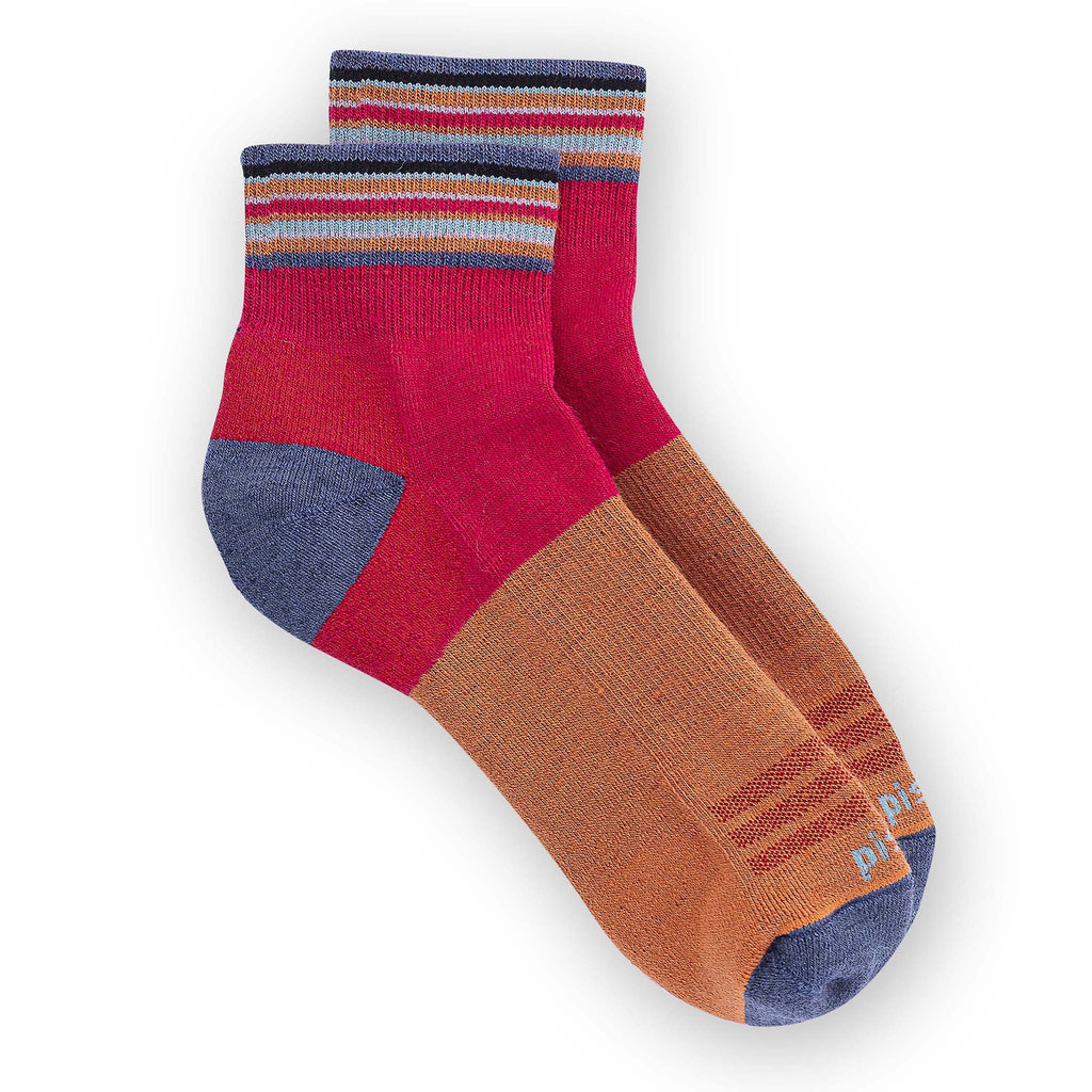 Kaiya Quarter Sock Socks Pistil Designs Pink Small 