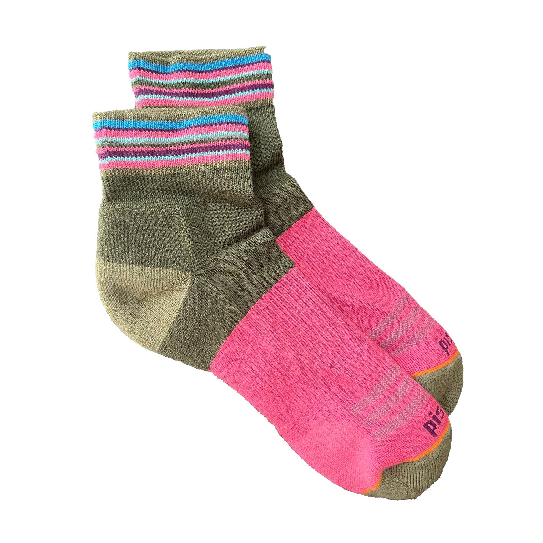 Kaiya Quarter Sock Socks Pistil Designs Olive Small