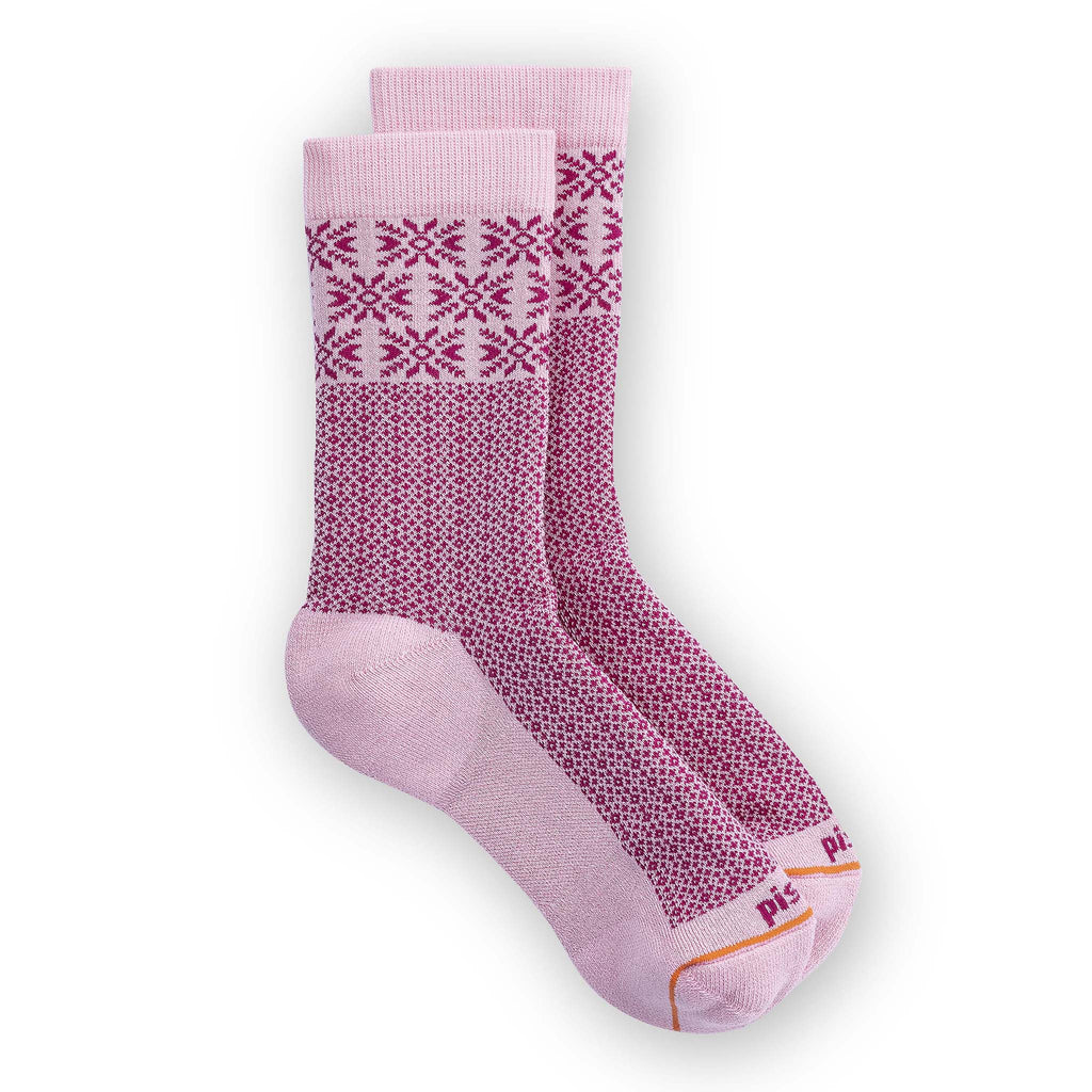 Astrid Crew Sock Socks Pistil Designs Pink Medium 