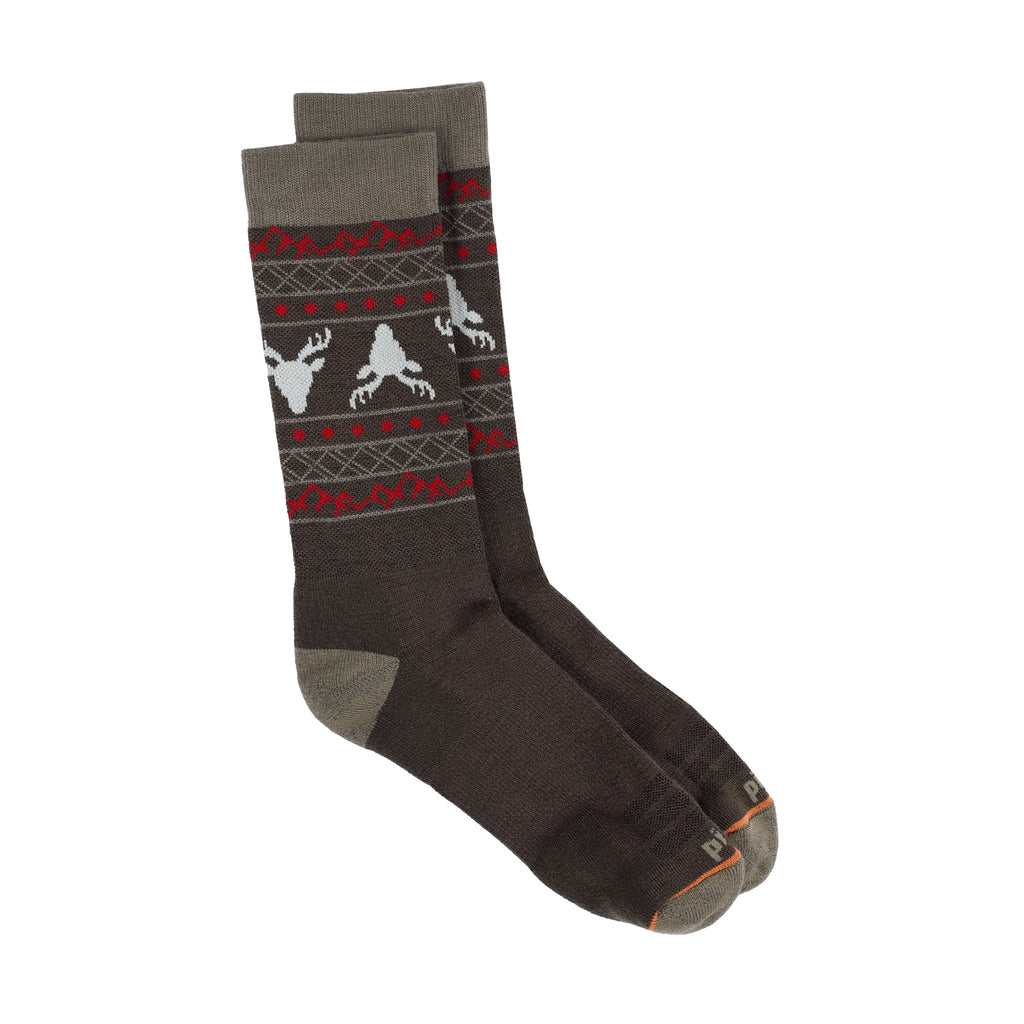 Fraser Crew Sock Socks Pistil Designs Brown Medium