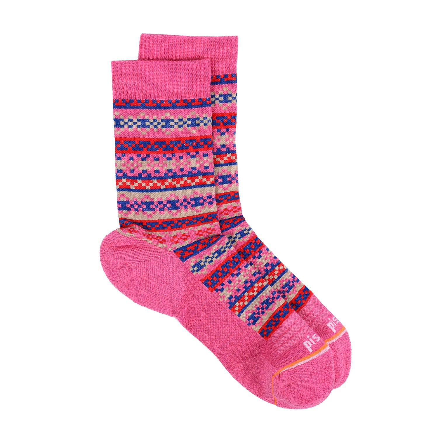 Halie Crew Sock Socks Pistil Designs Bubble Gum Small