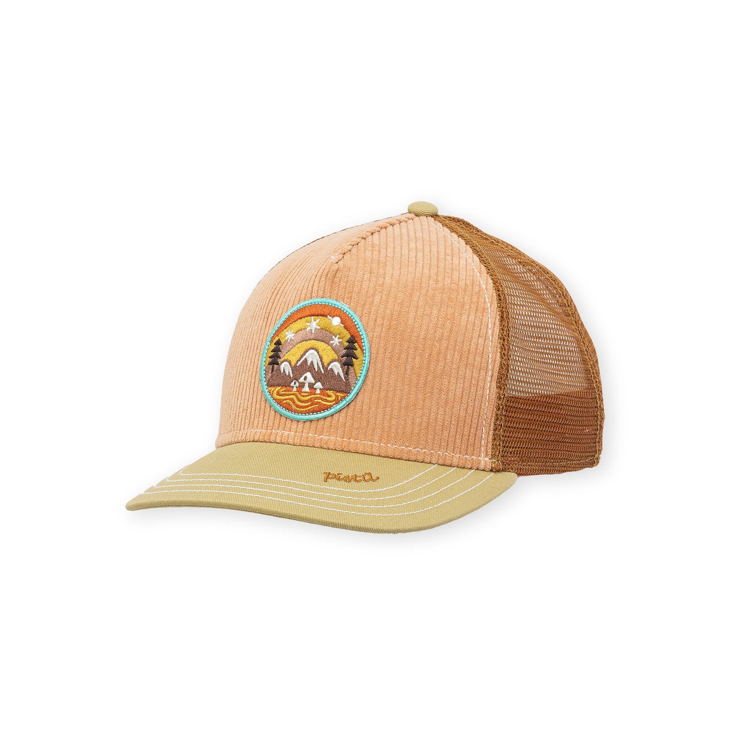 Wonderland Trucker Hat Truckers Pistil Designs Gold  