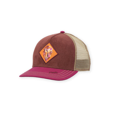 Wilder Trucker Hat Truckers Pistil Designs Maroon / Bison  