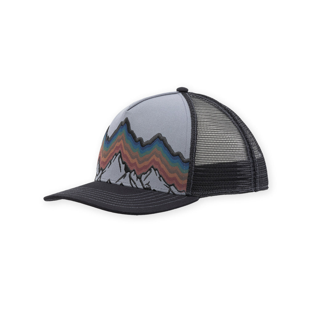 Alpine Trucker Hat Trucker Pistil Designs Grey  