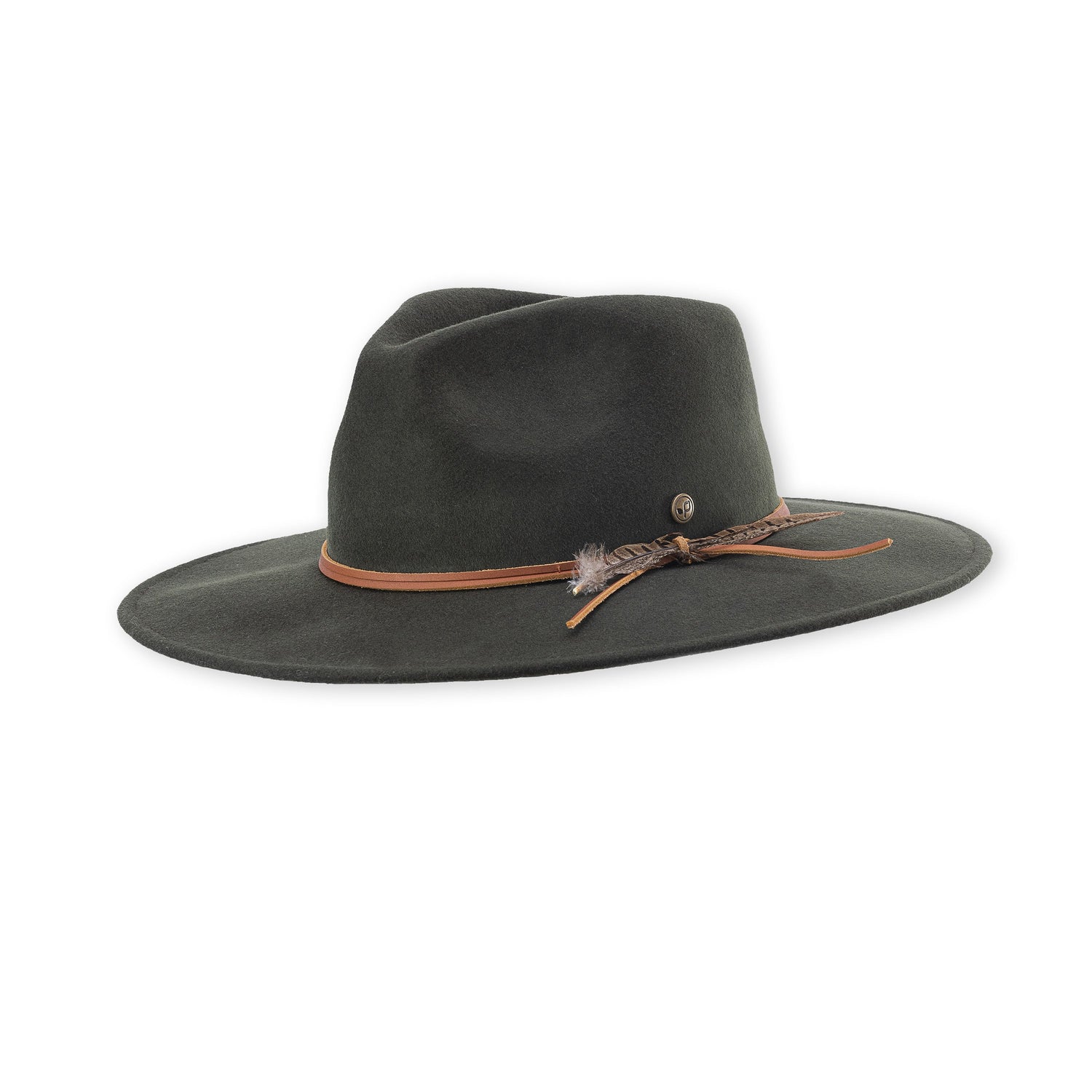 Hudson Wide Brim Hat Wide Brims & Fedoras Pistil Designs Olive