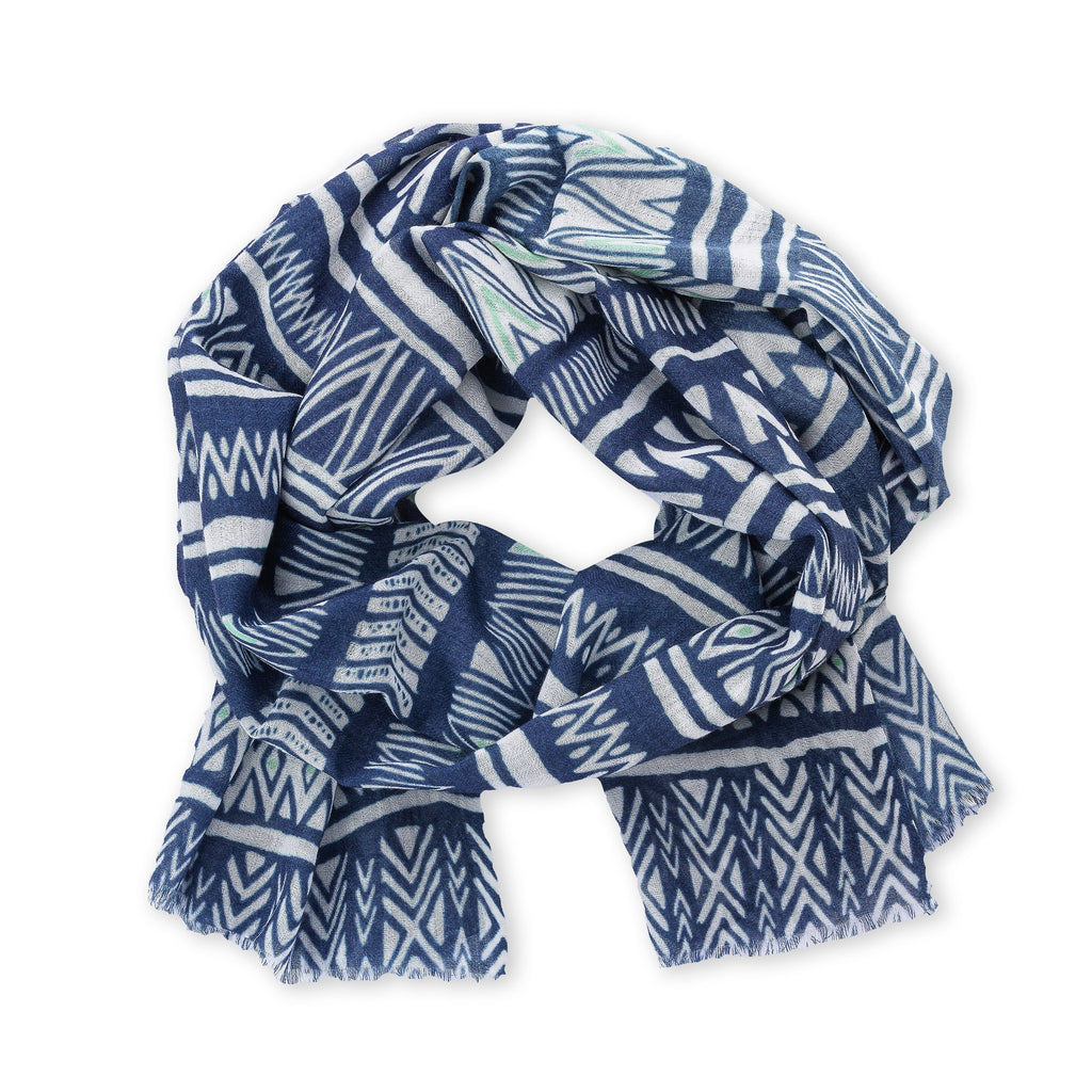 Eliot Scarf Scarves Pistil Designs Indigo  