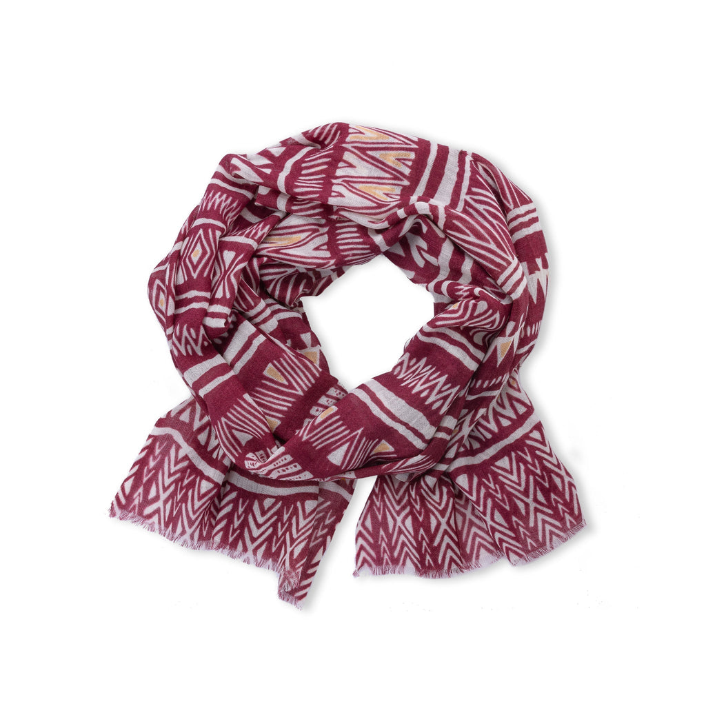 Eliot Scarf Scarves Pistil Designs Raisin  