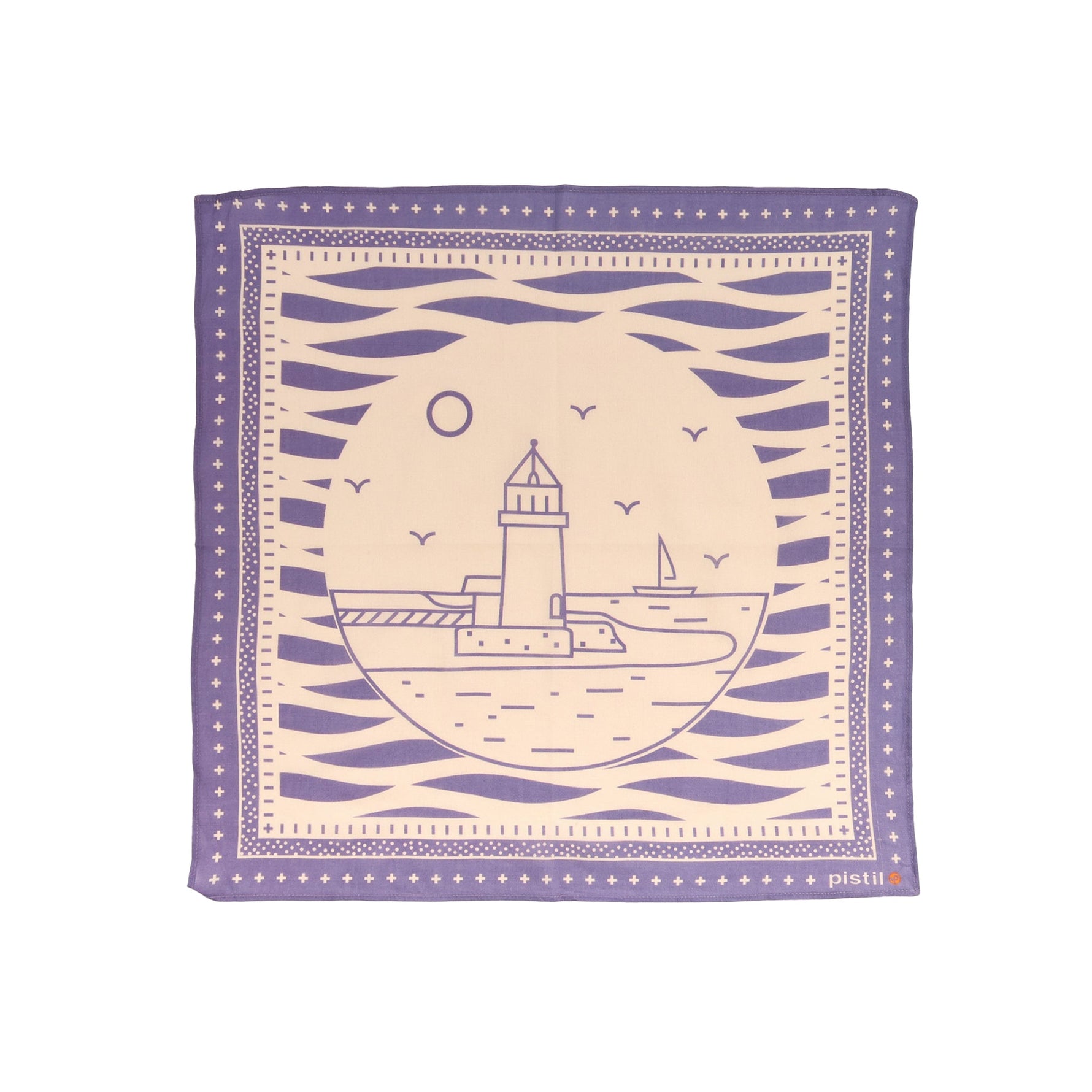The NeighborHood Collection Bandana Bandana Pistil Designs Brant Point Lighthouse