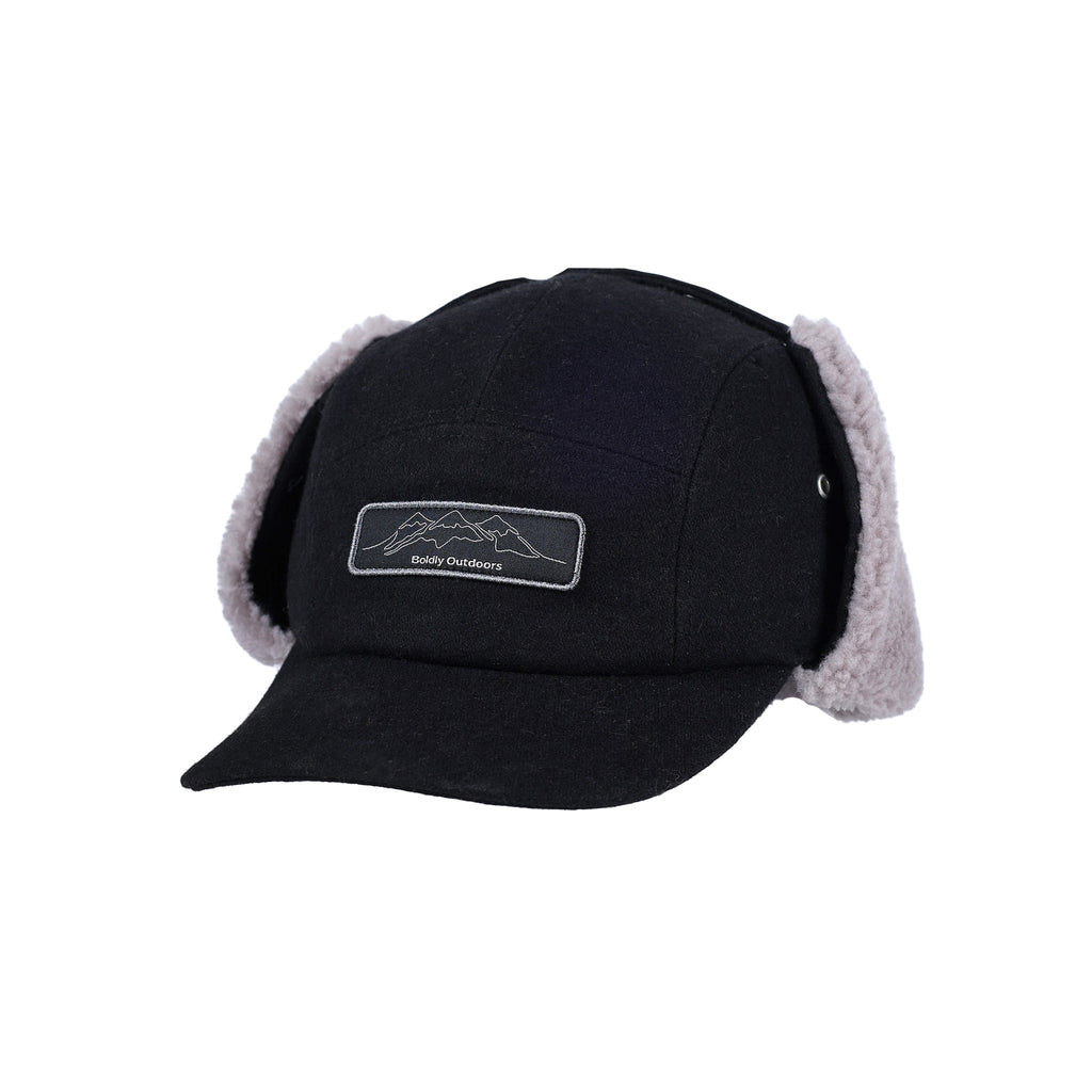 Knox Trapper Hat Cap Pistil Designs Black