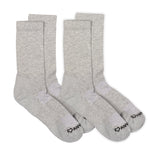 Anywear Essential Lightweight Crew Sock 2 Pack Anywear Pistil Designs Silver/Silver S/M