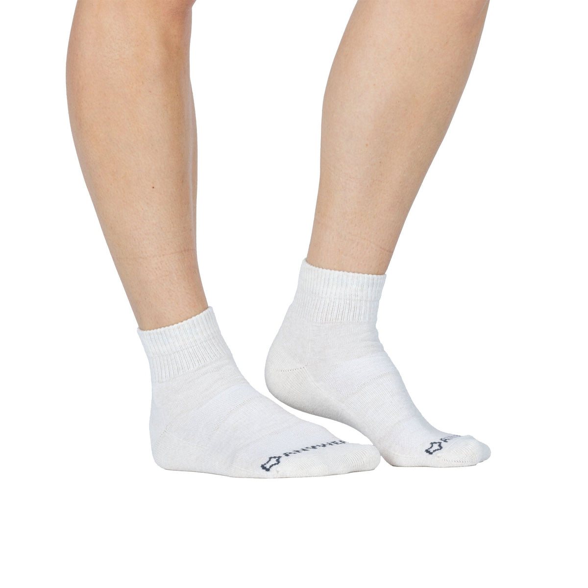Anywear Essential Lightweight Quarter Crew Sock 2 Pack Anywear Pistil Designs