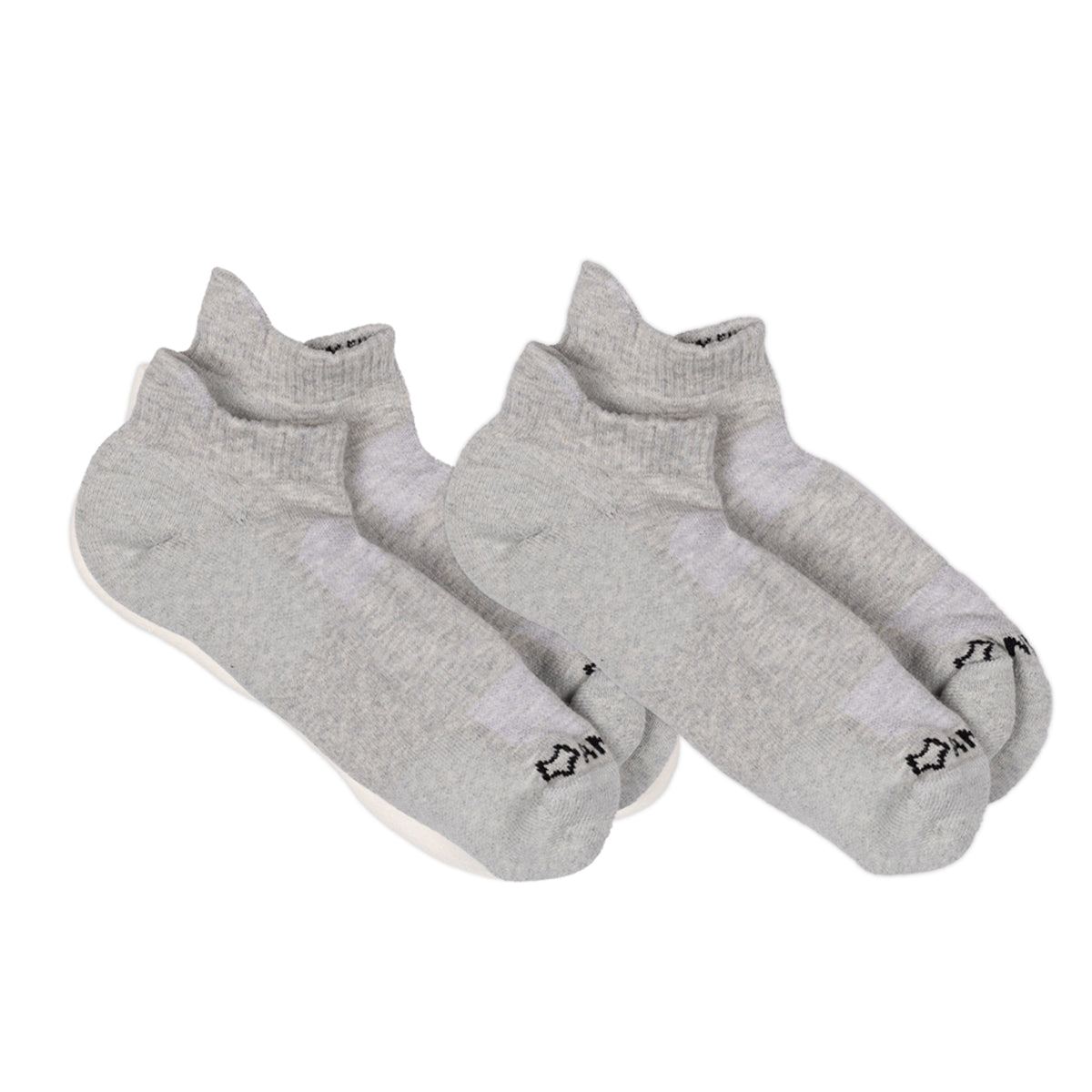 Anywear Essential Lightweight Ankle Sock 2 Pack Anywear Pistil Designs Silver/Silver L/XL