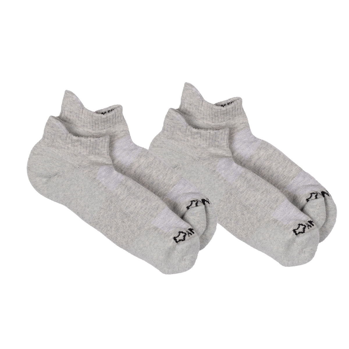 Anywear Essential Lightweight Ankle Sock 2 Pack Anywear Pistil Designs Silver/Silver L/XL