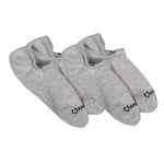 Anywear Essential Lightweight No Show Sock 2 Pack Anywear Pistil Designs Silver/Silver L/XL