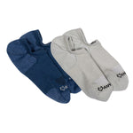 Anywear Essential Lightweight No Show Sock 2 Pack Anywear Pistil Designs Ink/Moss L/XL