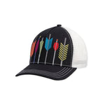 Quiver Trucker Hat Truckers Pistil Designs Jet  