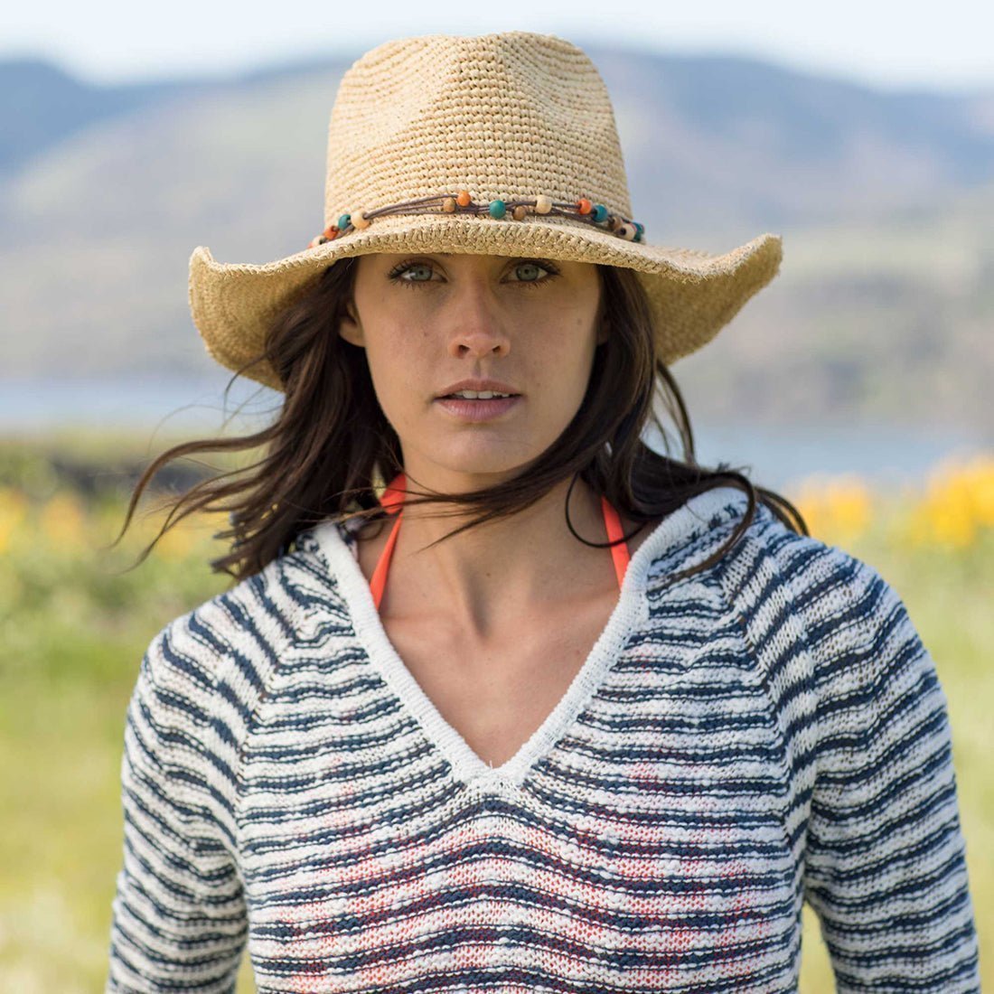 Pistil Women's Mina Sun Hat Womens Straw Hat Pistil Goldie