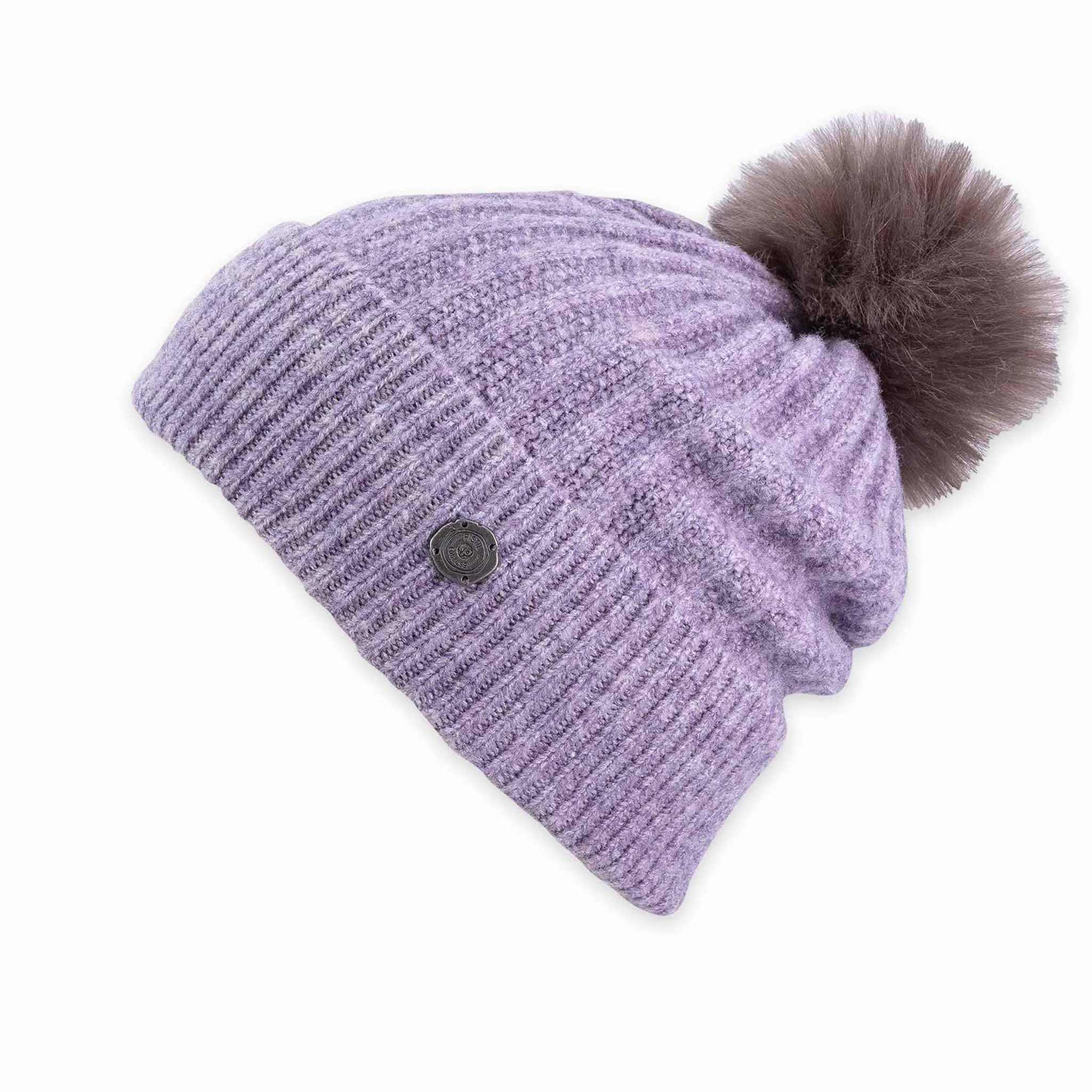 MaxNova Slouchy Beanie Knit Hat - Soft Acrylic, One Size Fits Most Men & Women (Purple)
