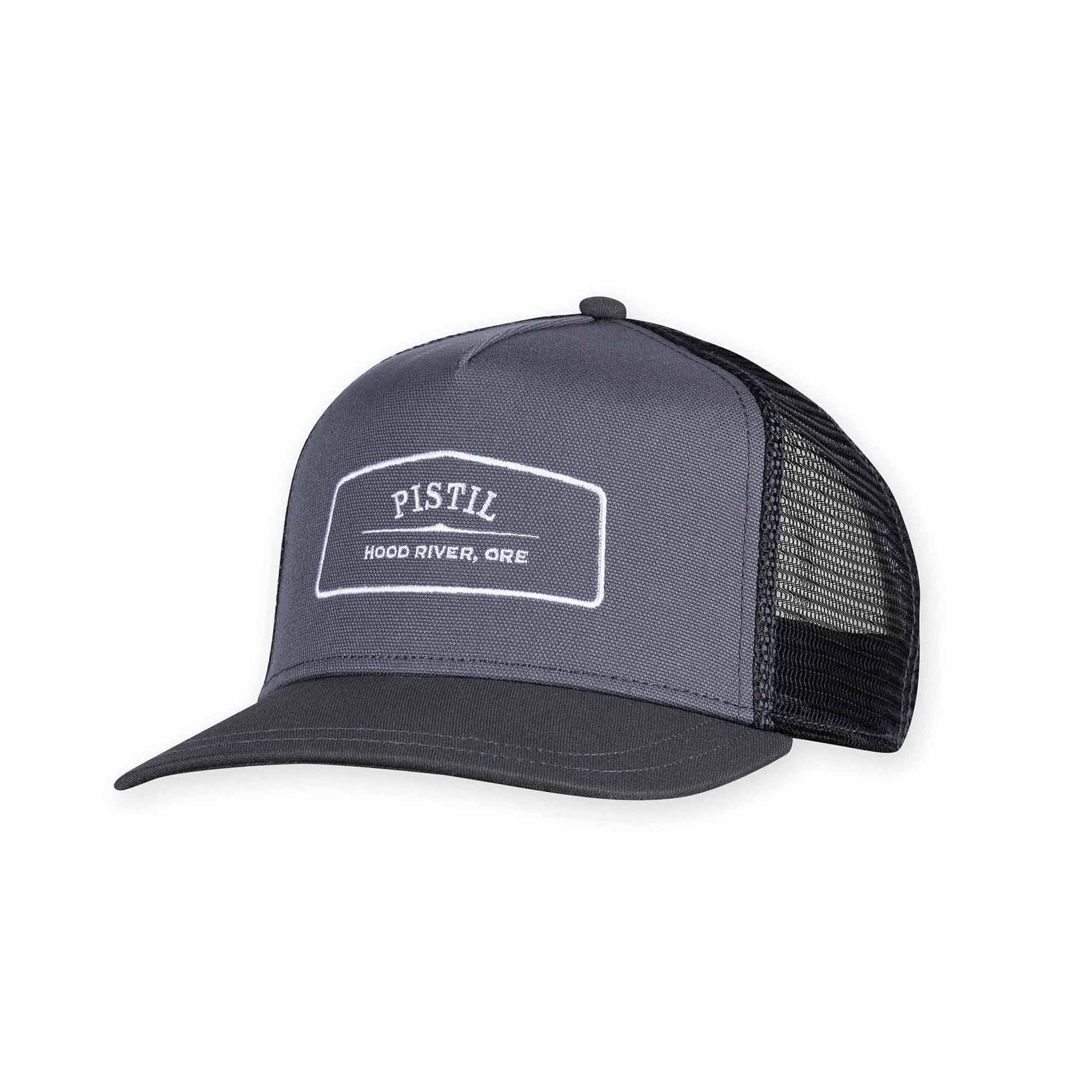 Quincy Trucker Hat (Mens) Truckers Pistil Designs Grey