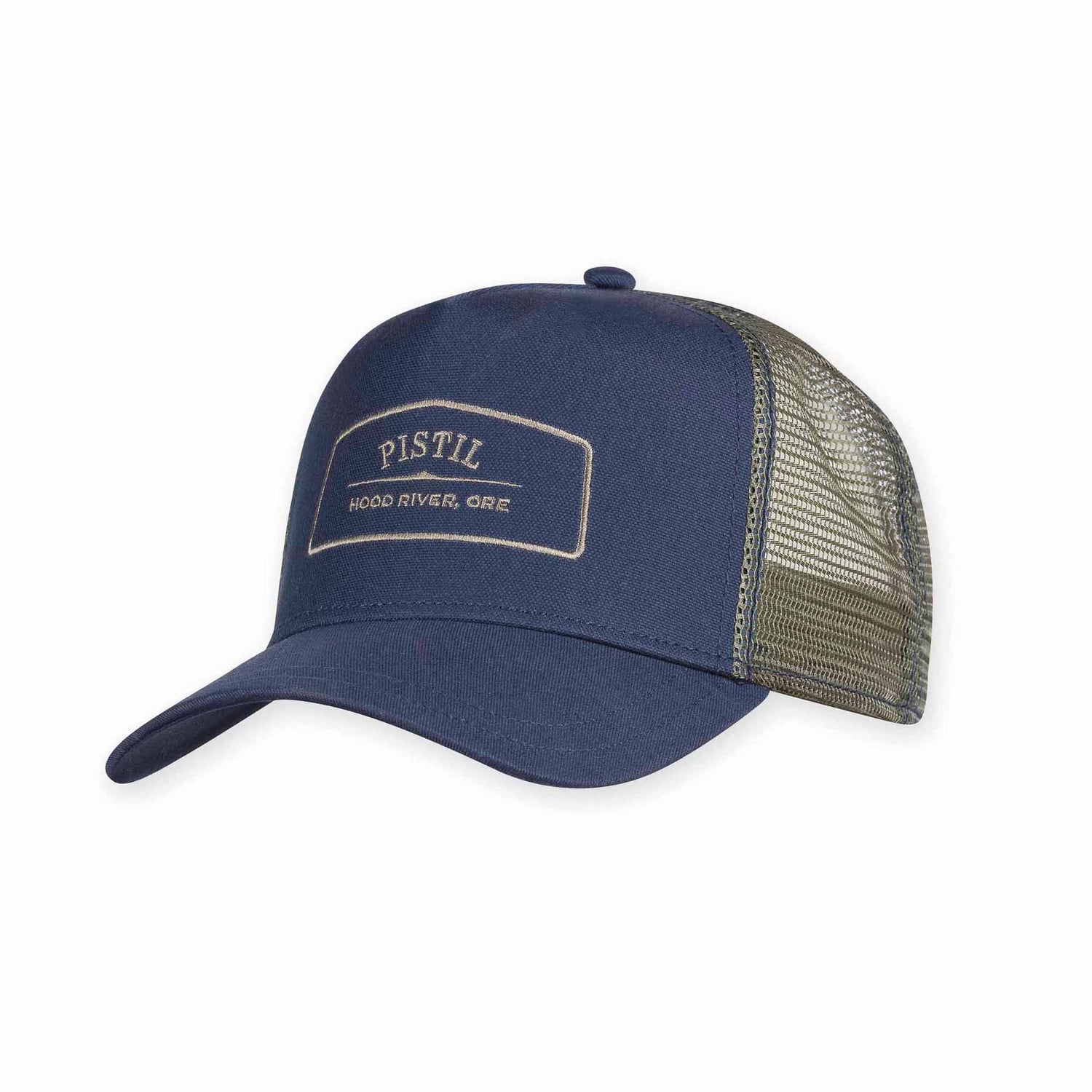 Quincy Trucker Hat (Mens) Truckers Pistil Designs Navy