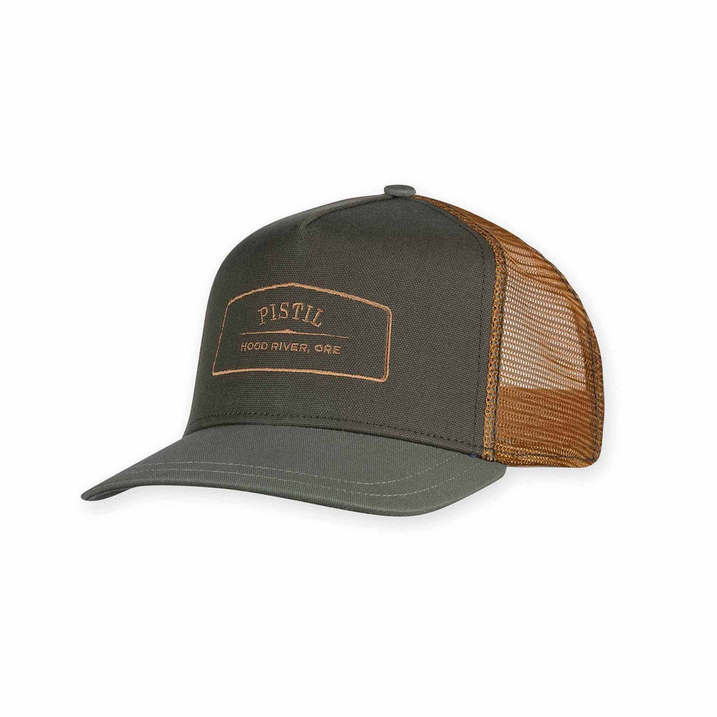 Quincy Trucker Hat (Mens) Truckers Pistil Designs Olive  